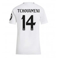 Dámy Fotbalový dres Real Madrid Aurelien Tchouameni #14 2024-25 Domácí Krátký Rukáv